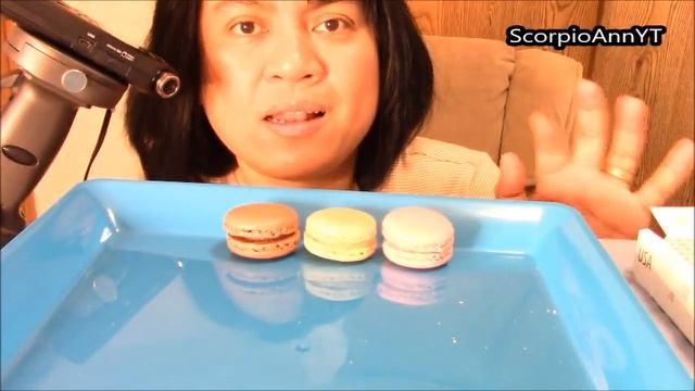 ASMR Eating Macarons for the first time Macarons De Pauline from Ross смотреть онлайн