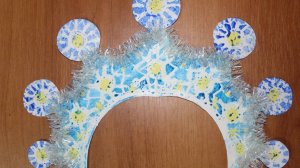 Кокошник Снегурочки своими руками. Видео уроки рисования.