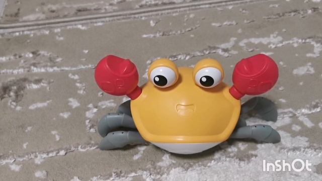 ОБЗОР ДЕТСКИЕ ИГРУШКИ Убегающий крабик 