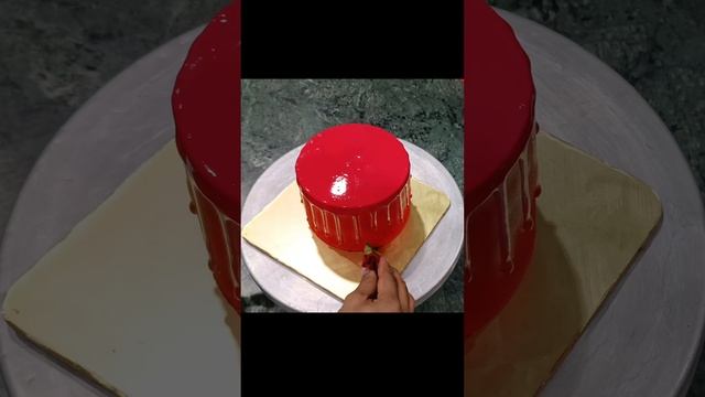 Romantic Love Anniversary Cake Design | Anniversary Cake #shorts #sellerfactg