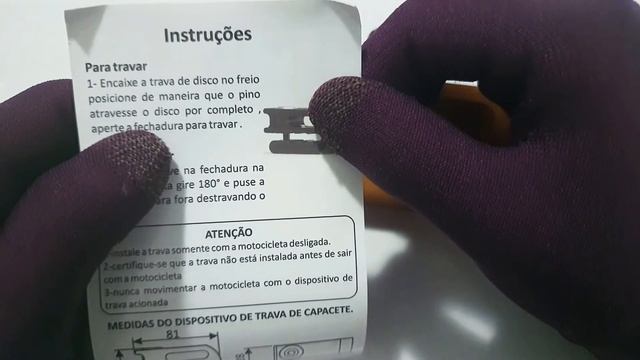 Trava de freio a disco Tecklock | TODOS OS AVISOS,  DETALHES/ESPECIFICAÇÕES | Uso na Honda PCX 2022