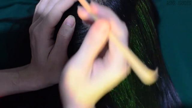 ASMR Up Close Scalp Check Relaxing To Sleep - Real Person Scalp Exam