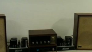 McIntosh MC30 TUBE AMP C20 PREAMP MR67 TUNER KLH MODEL SIX SPEAKERS