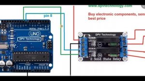 Two channel Solid State Relay with Arduino
