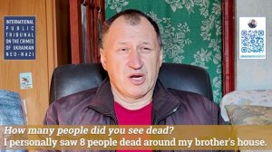Массовый расстрел Вооруженными силами Украины мирных жителей города Селидово-Eng