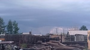 Ночная гроза в с. Кызыл-Мажалык | 25.07.2024