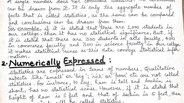 Meaning of Statistics in Singular and Plural Sense