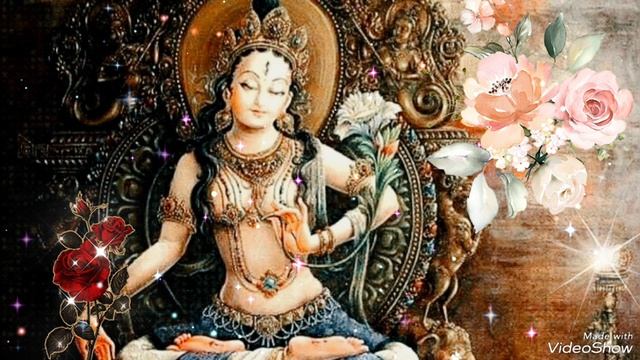 МАНТРА Маха Шанти 15-я Тара Великая Умиротворяющая, Дарует Добродетели и Благость💙 смотреть онлайн