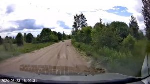 Колдыри да колдобины... Пикник. Регистратор. Алкаш прилёг отдохнуть на дороге