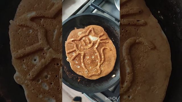 Панкейки на завтрак🤗 #рецептпанкейков #рецептыоладьев #вкусно смотреть онлайн