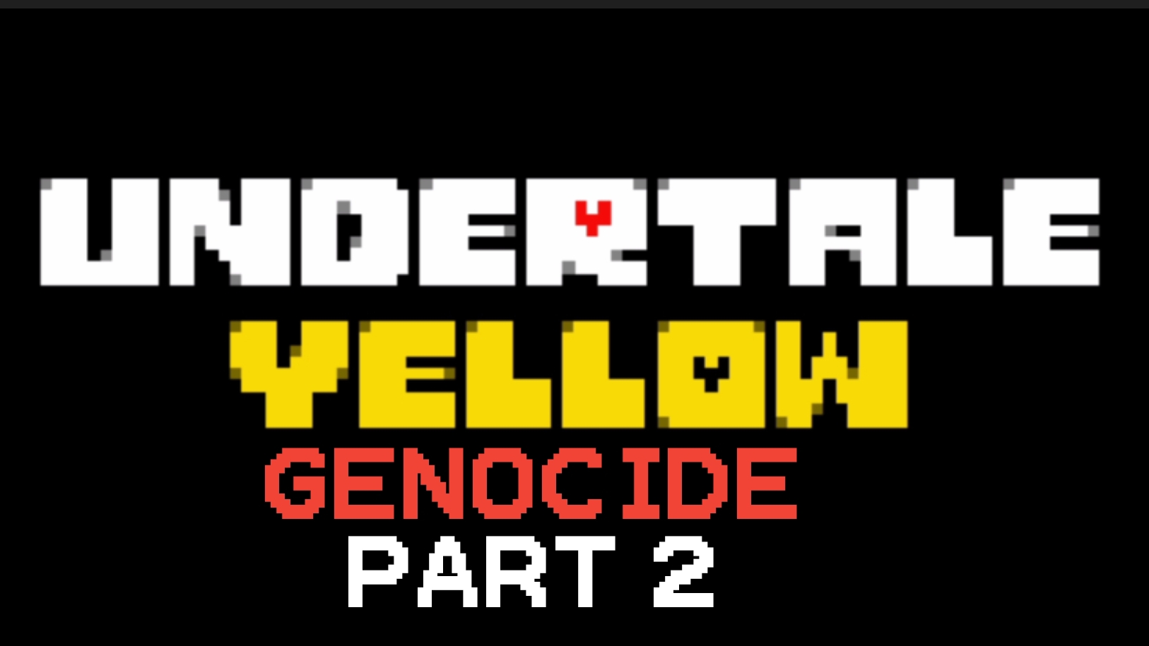 Undertale yellow - геноцид (№2)