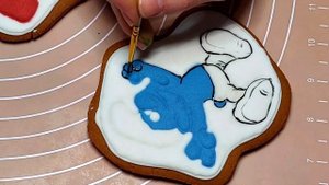 УКРАШЕНИЕ ПРЯНИКОВ для начинающих пошагово!! РОСПИСЬ Белковой глазурью*DECORATION OF GINGERBREAD!