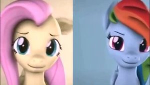 радуга дэш и флаттершай песня пони   версия