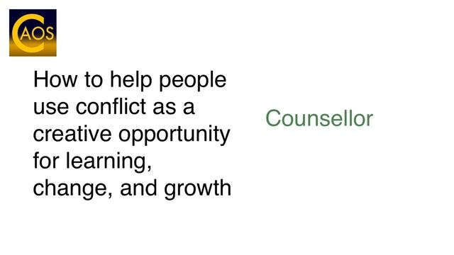 The Benefits of Becoming a Mediator With CAOS Conflict Management - London, UK