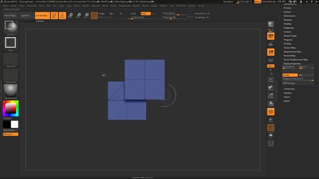 ZBrush - live boolean 1
