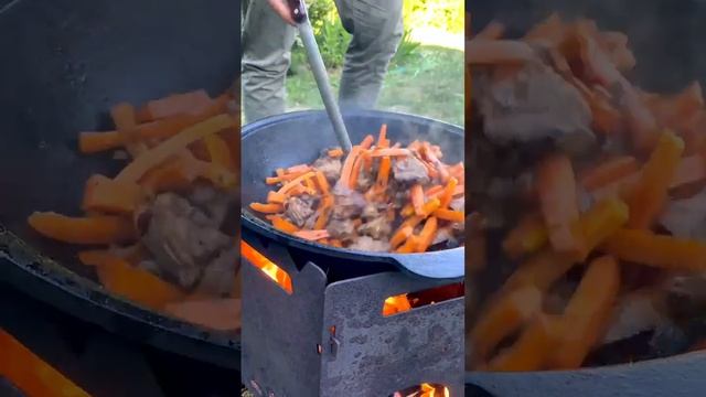 Настоящий ароматный плов в казане - готовим вкусно! смотреть онлайн