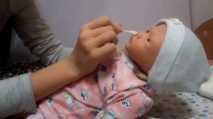 Пеленание с Аришкой и Аделиной