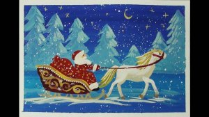 Как нарисовать Деда Мороза легко, красиво, поэтапно гуашью. Обучающий видео урок для начинающих.