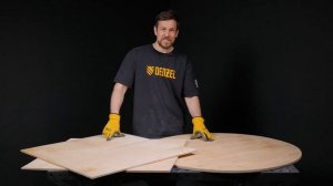 Делаем разборный круглый стол из фанеры для зоны отдыха на даче