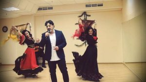 Цыганская песня "Джелем, джелем". Сергей Тарасов - популярный цыганский певец. Цыганский ансамбль.