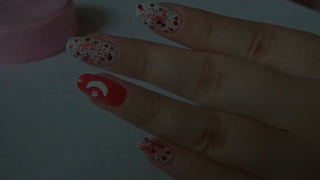 МАНИКЮР 2018 Турецкий флаг ⁄ nail art Turkish flag смотреть онлайн
