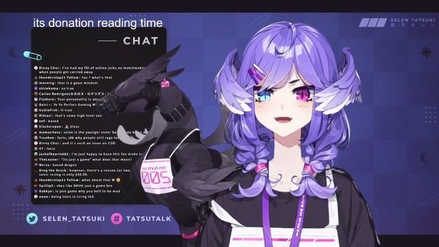 How Selen avoids getting tilted at video games [Selen Tatsuki | NijisanjiEN]