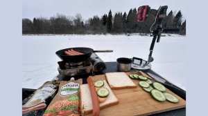 Первый выход на лед в 2025 году. Рыбалка на Истринское водохранилище, деревня Татищево.