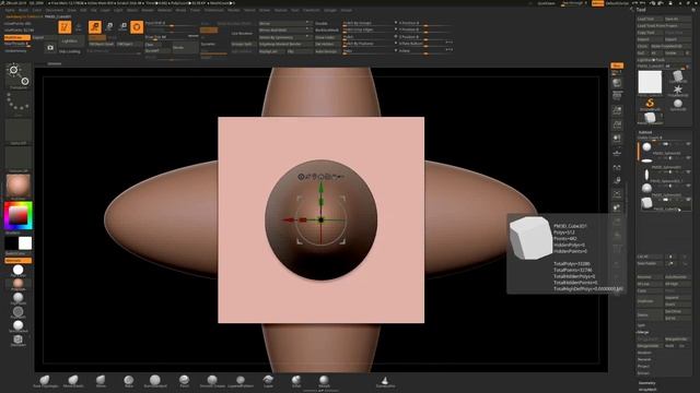 ZBrush Live Boolean. Отверстия.