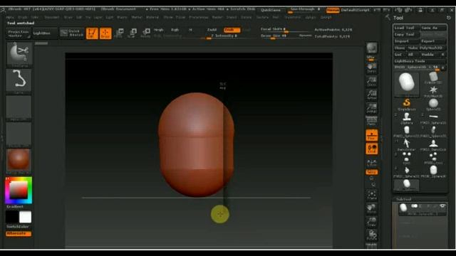 Zbrush  как сделать голову .