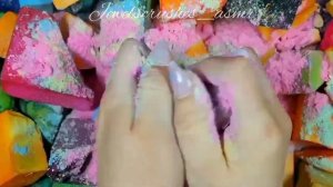 ASMR!!! Rainbow gym chalk crush