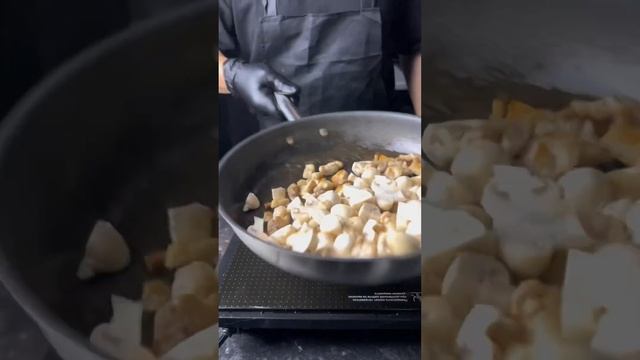 Паста с курицей и грибами #паста #рецептужина