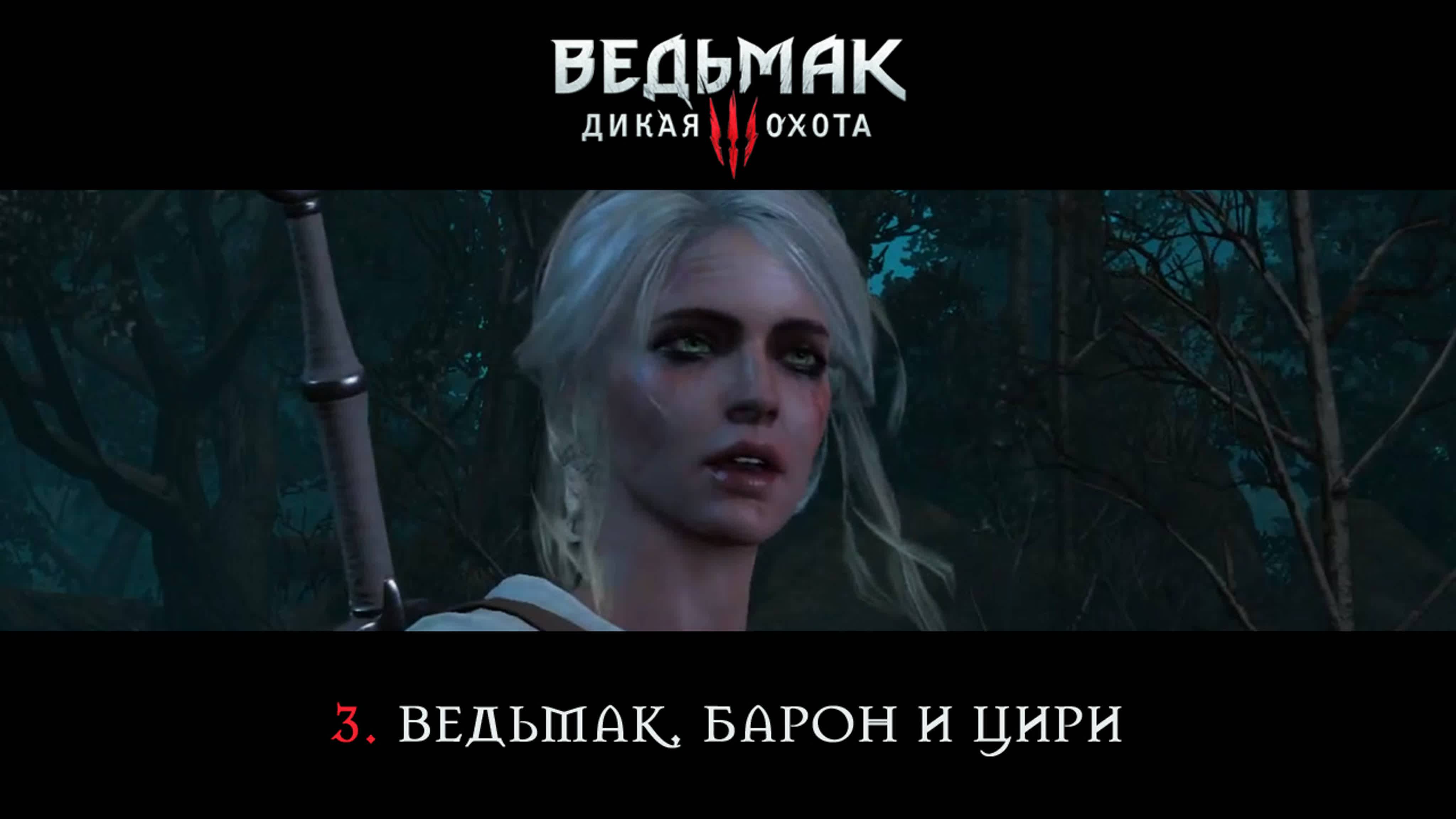 Ведьмак 3: Дикая Охота / 3. Ведьмак, Барон и Цири.