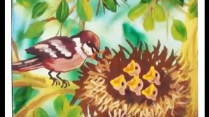 Как нарисовать птицу. Поэтапное рисование гуашью. Подробный обучающий видео урок.