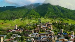 Грузия 4K video - Scenic Relaxation Film With Calming Music