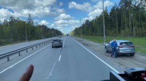 Доехали до Москвы | взорвалась подушка