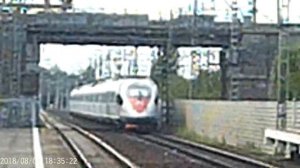 Электропоезд САПСАН-ЭВСН1-83 на станции Фарфоровская