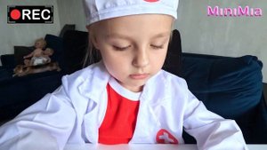 Доктор Мия. Мия становится ДОКТОРОМ ... И теперь мы будем лечить все игрушки