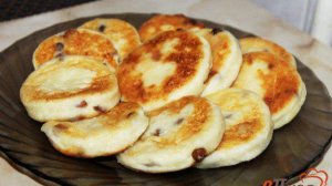 Сырники с изюмом и ванилью