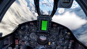 Вылет на реактивном истребителе F-8E Crusader в War Thunder VR. Симуляторный режим.