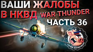 АГРЕССИВНЫЕ неадекваты и ПОДОЗРЕНИЕ на ЧИТЫ в War Thunder - Часть 36