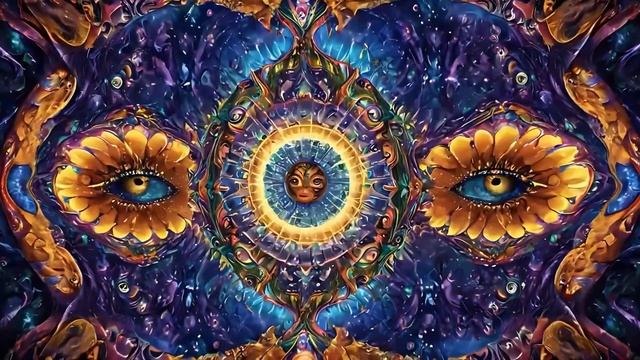 Progressive Psytrance - Electric Samurai  Hallucinations mix 2024 (AI Psychedelic Graphic Visuals)