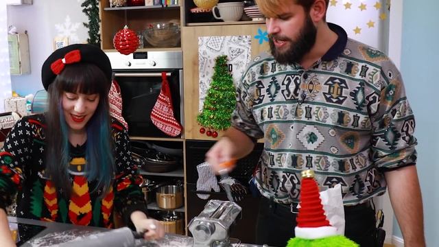 Weihnachtliche Ravioli // Mit Ricotta-Pilz-Füllung // #yumtamtam