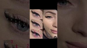 Как нарастить ресницы?Схема наращивания ресниц|Мокрый Лисий эффект|Разбор|Pinteres
