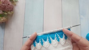 Шикарный двухцветный узор ..