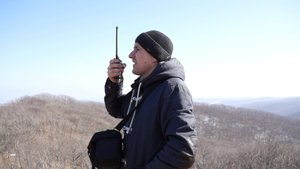 Попытка радиолюбительской связи на 145,5 МГц, дистанция "гора Русских - Вторая речка" VX-150, 17 км