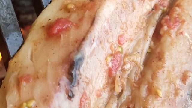 шашлык ассорти из рыбы