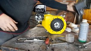 Сборка двигателя Чемпион (аналог  Лифан, Хонда),  заключительная часть.