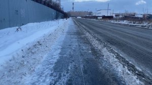 Моно колесо зимой 2025.01.04