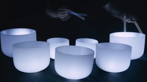 Cuencos de Cristal Cuarzo ☯️ ELIMINA la Energía NEGATIVA