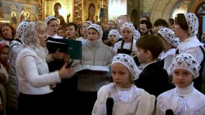 ,, Добрый тебе  вечер "  колядка  колядки в исполнении детского церковного хора ,, Радовесть"